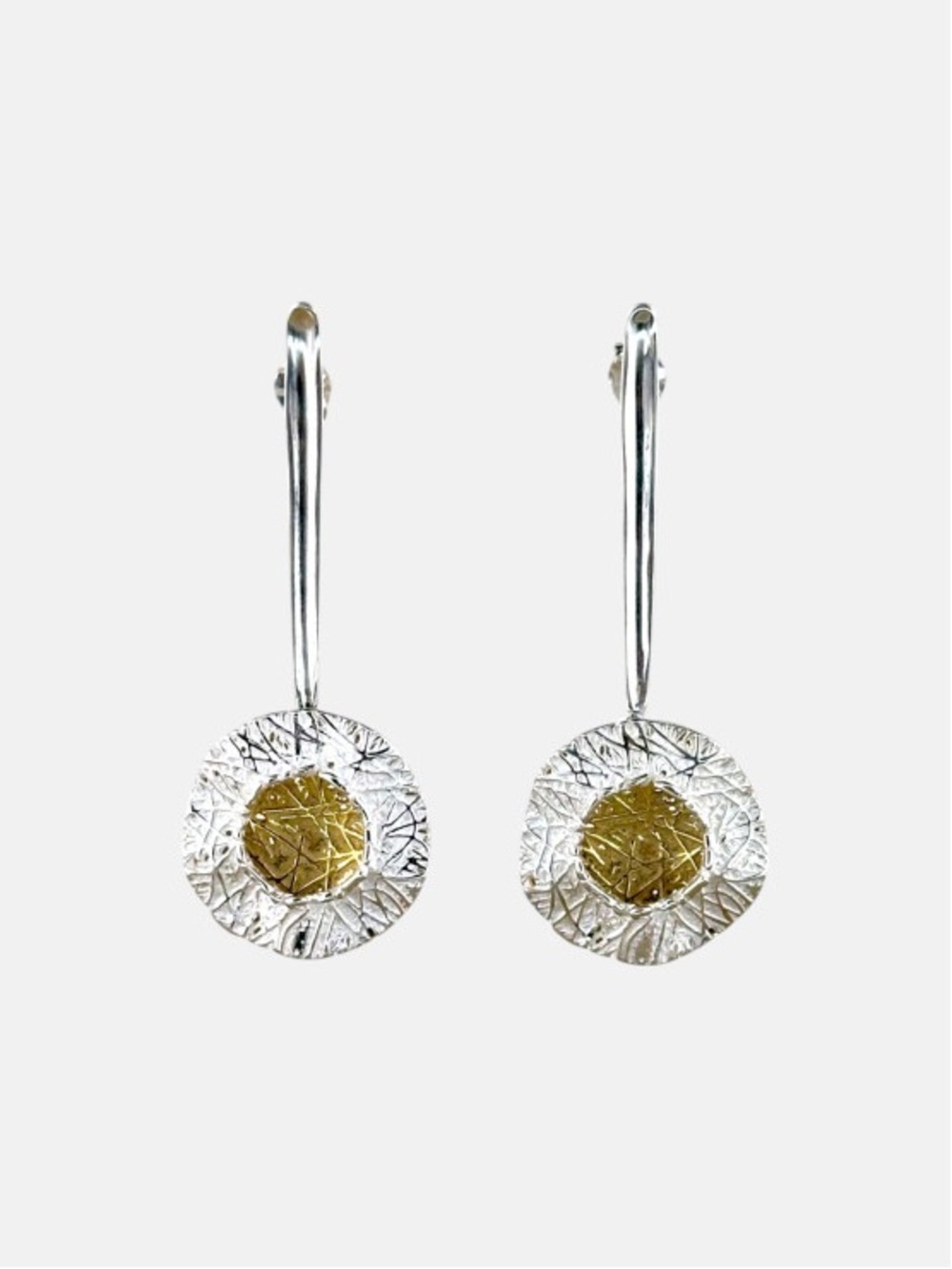 Ardentia Silver and Gold Earrings
